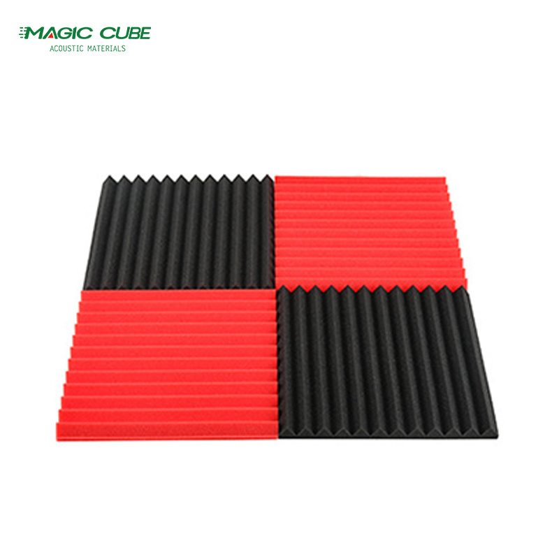 High quality wedge acoustic foam noise blocking foam padding for wall