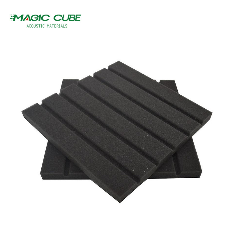 Customized New Products Soundproof Acoustic Foam High Density Stipe Shape Sound Muffling Foam