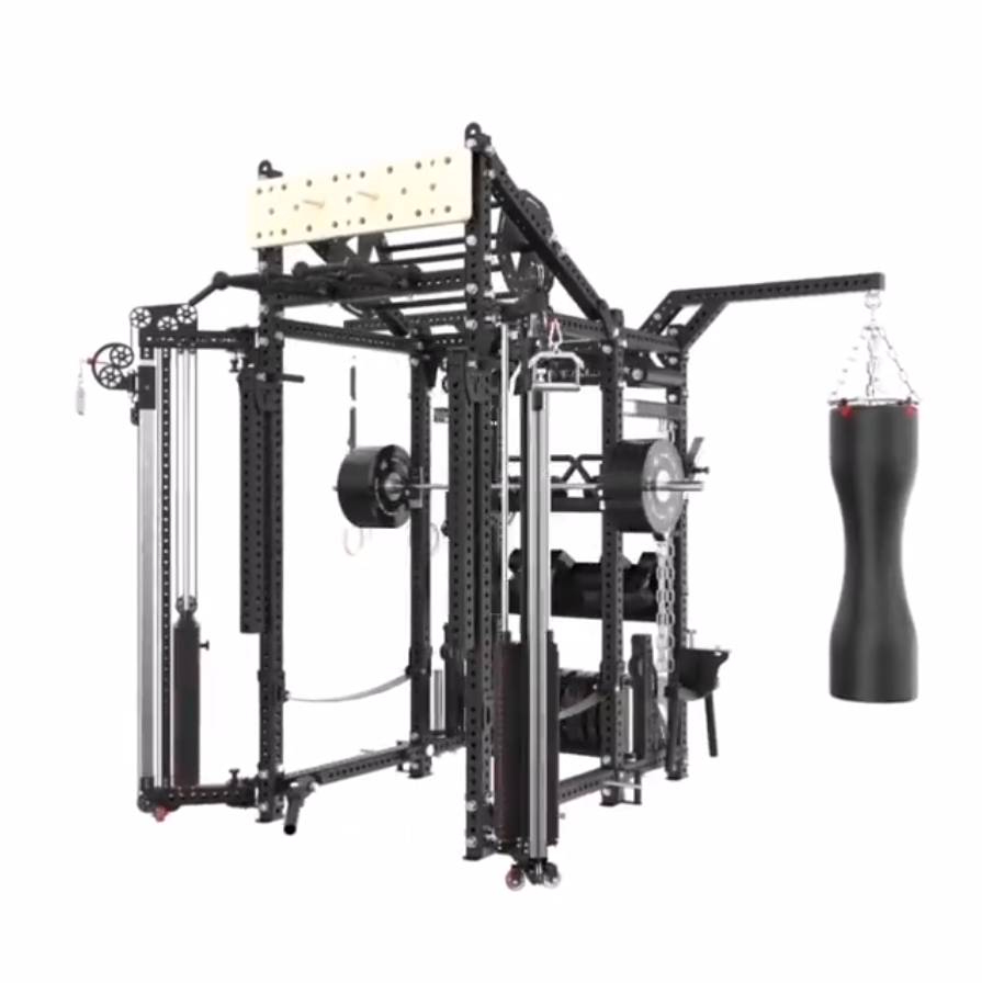 SPR-015   Factory Directly Sale Fitness Home gym equipment indoor power tower power rack