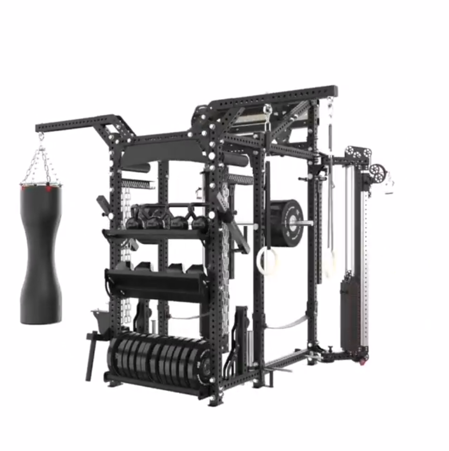 SPR-015   Factory Directly Sale Fitness Home gym equipment indoor power tower power rack