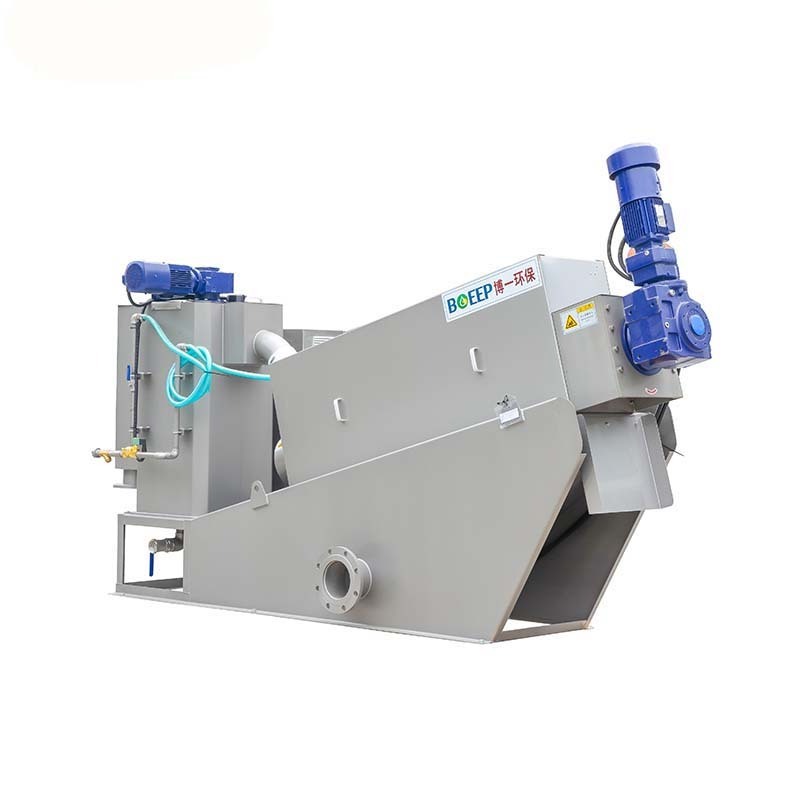 Petrochemical Group Wastewater Treatment Clog Free Oily Sludge Dewatering Machine MDS Volute Type Press