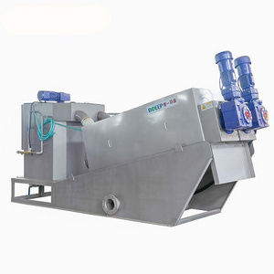 Hot Sale Automatic Multi Disk Volute Type Sewage Solid Waste Water Sludge Dewatering Screw Filter Press