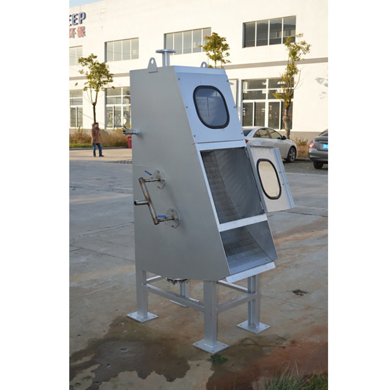 Eco-friendly sewage water treatment machine wastewater static screen filter