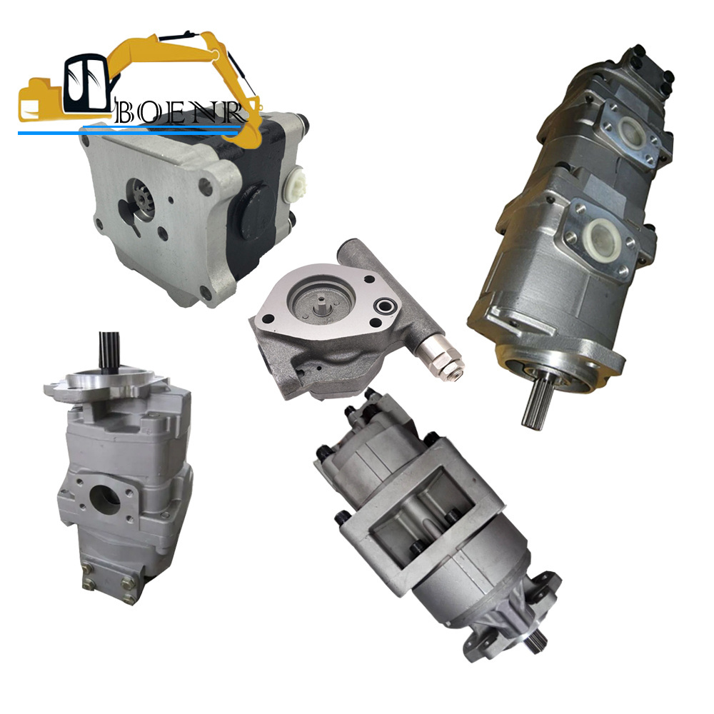 Excavator Parts Hydraulic Gear Pump Single Double Triple Pilot Bomba High Pressure Transmission Oil Charge Pump for Komatsu