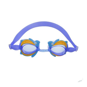 Kids Googles Funny cartoon Adjustable Nose Swimming Goggles For Children