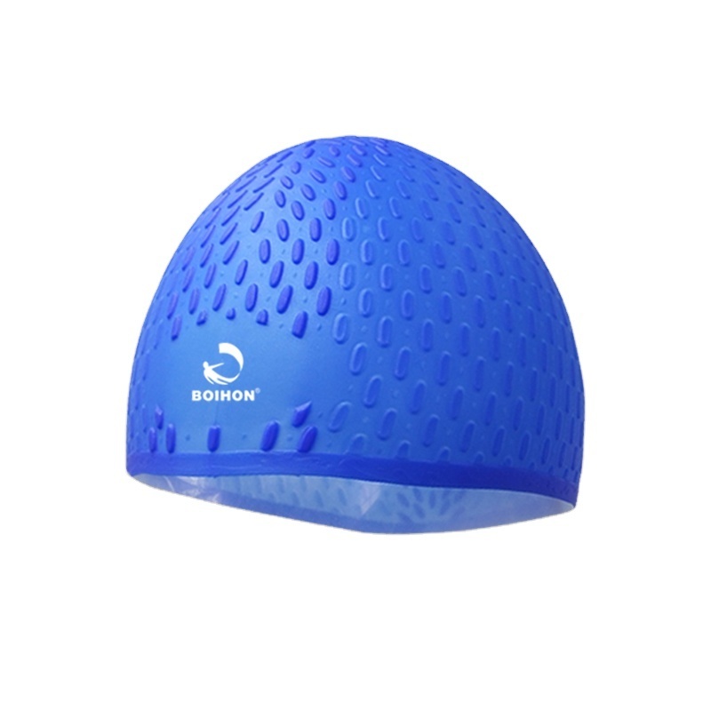 High quality latex adult swim caps OEM silicone multi-colors custom swim caps