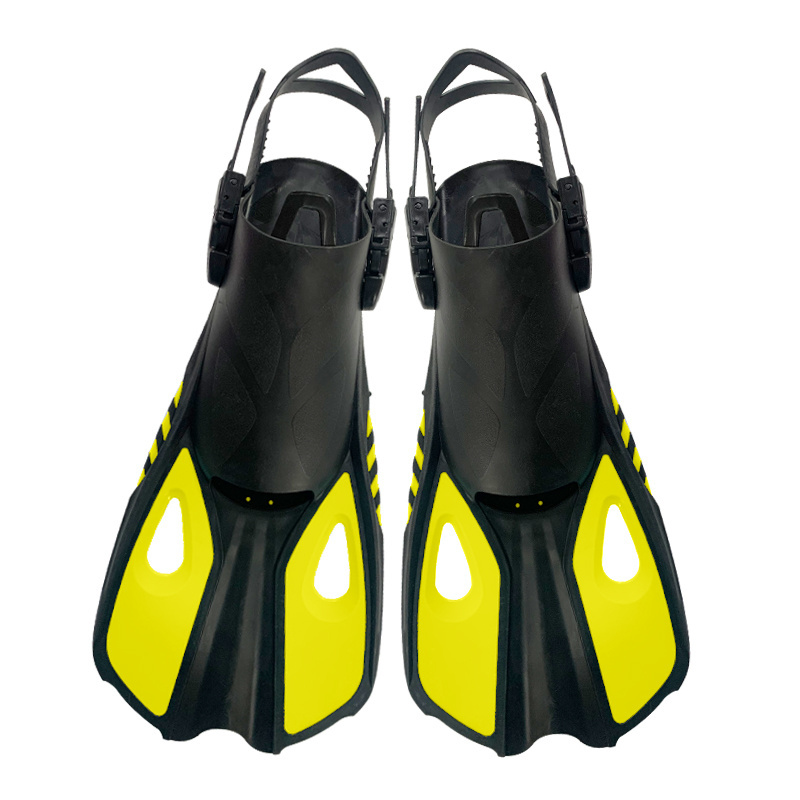 Wholesale Price 100% Silicone Short Floating Fin Custom Training Swimming Diving Fins