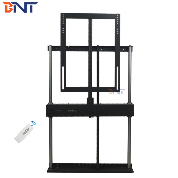 BNt Popular 32~65 Inch Cabinet Motorized Tv Lift System TV Lift Mechanism to Use with Beds 110V/ 220V 50kg/110 Ibs CN;GUA