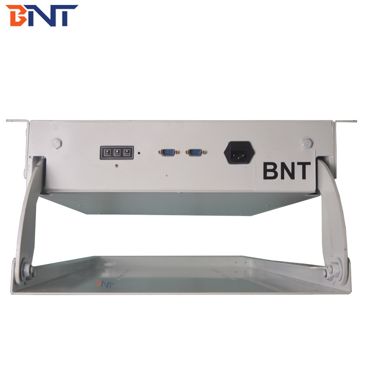 BNT 2019 new product hidden ceiling type  motorized flip down tv lift with wireless remote control