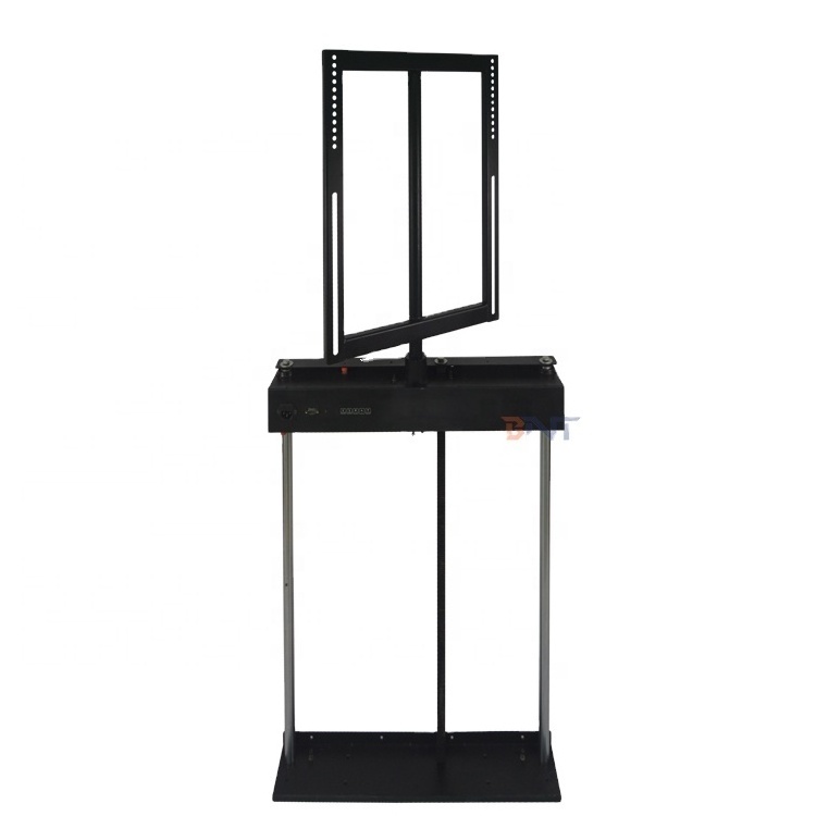 BNt Popular 32~65 Inch Cabinet Motorized Tv Lift System TV Lift Mechanism to Use with Beds 110V/ 220V 50kg/110 Ibs CN;GUA