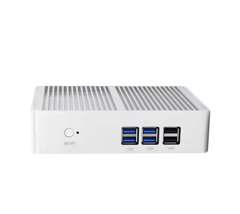 J1800 Dual Core I5 I7 Embedded Industrial Fanless XCY Mini PC Control Host Computer for Business SSD Windows 10 64GB 128GB DDR3