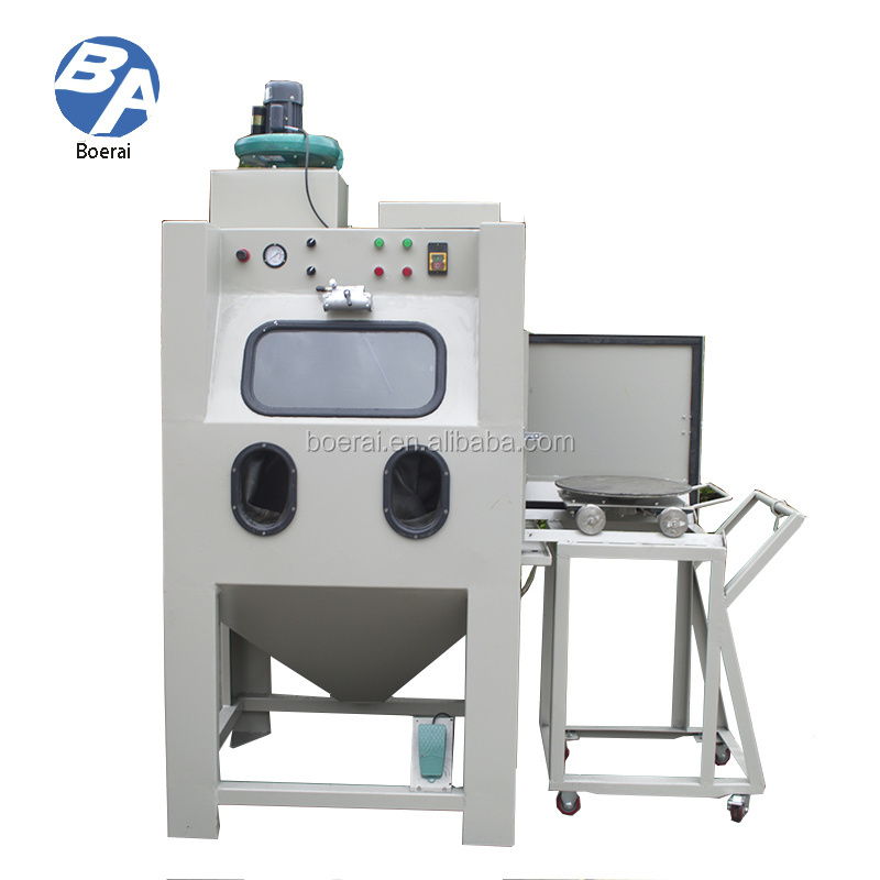 No dust environmental protection wet sandblasting machine / All stainless steel wet sand blasting machine