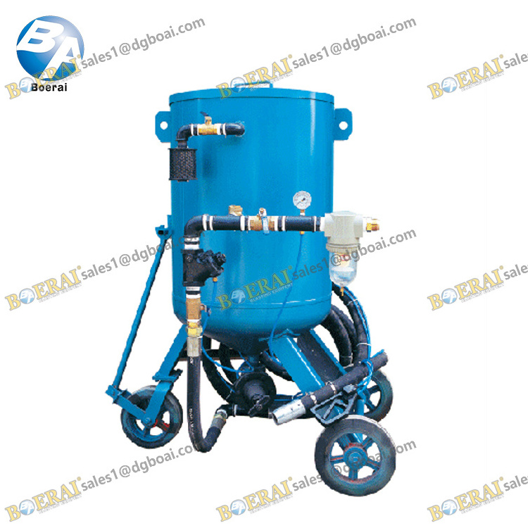 Portable sand blasting equipment  high pressure sand blasting pot