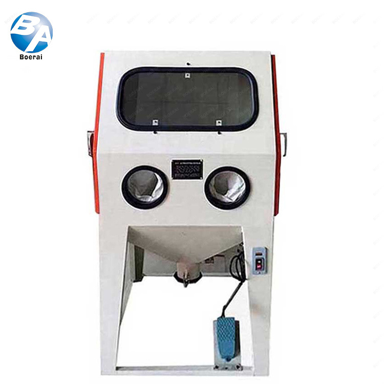 Dry Sand blasting Machine / Closed sandblasting cabinet