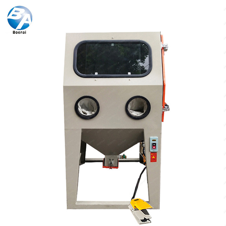 Dry Sand blasting Machine / Closed sandblasting cabinet