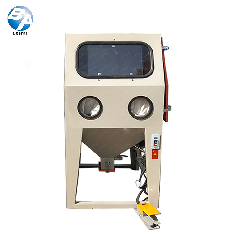 Dry Sand blasting Machine / Closed sandblasting cabinet