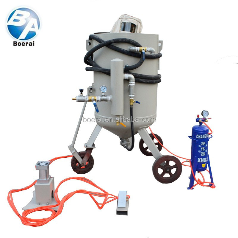 Portable sand blasting equipment  high pressure sand blasting pot