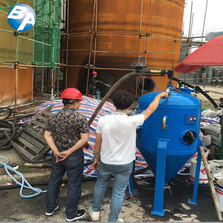 Dustless sandblasting machine large capacity sandblasting pot  high pressure Water blasting