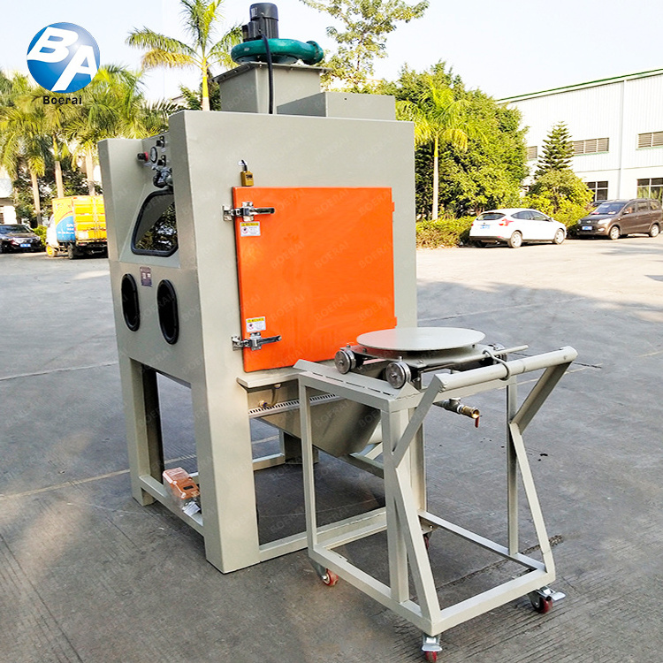 No dust environmental protection wet sandblasting machine / All stainless steel wet sand blasting machine