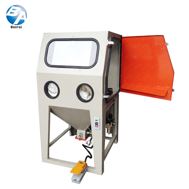 Dry Sand blasting Machine / Closed sandblasting cabinet