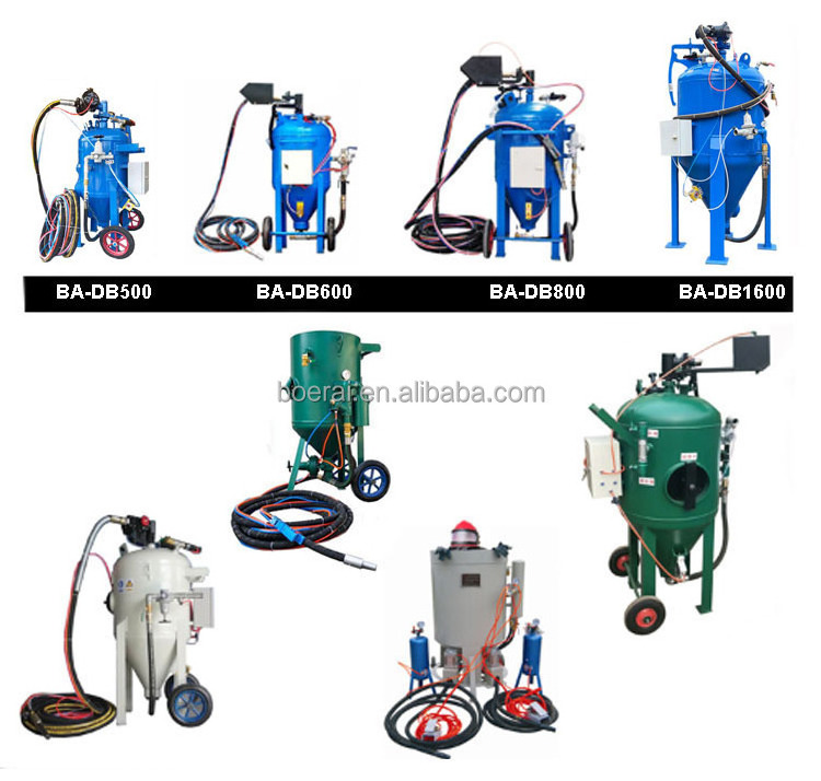 dustless blasting equipment /DB500 dustless blaster /wet sandblasting machine for sales