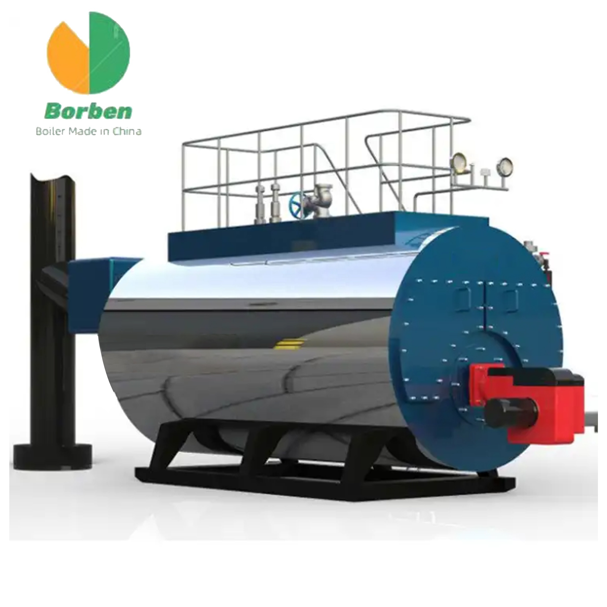 Hot sale China manufacturer WNS hot water boiler oil fired gas fired boiler machine hot water boiler for industry