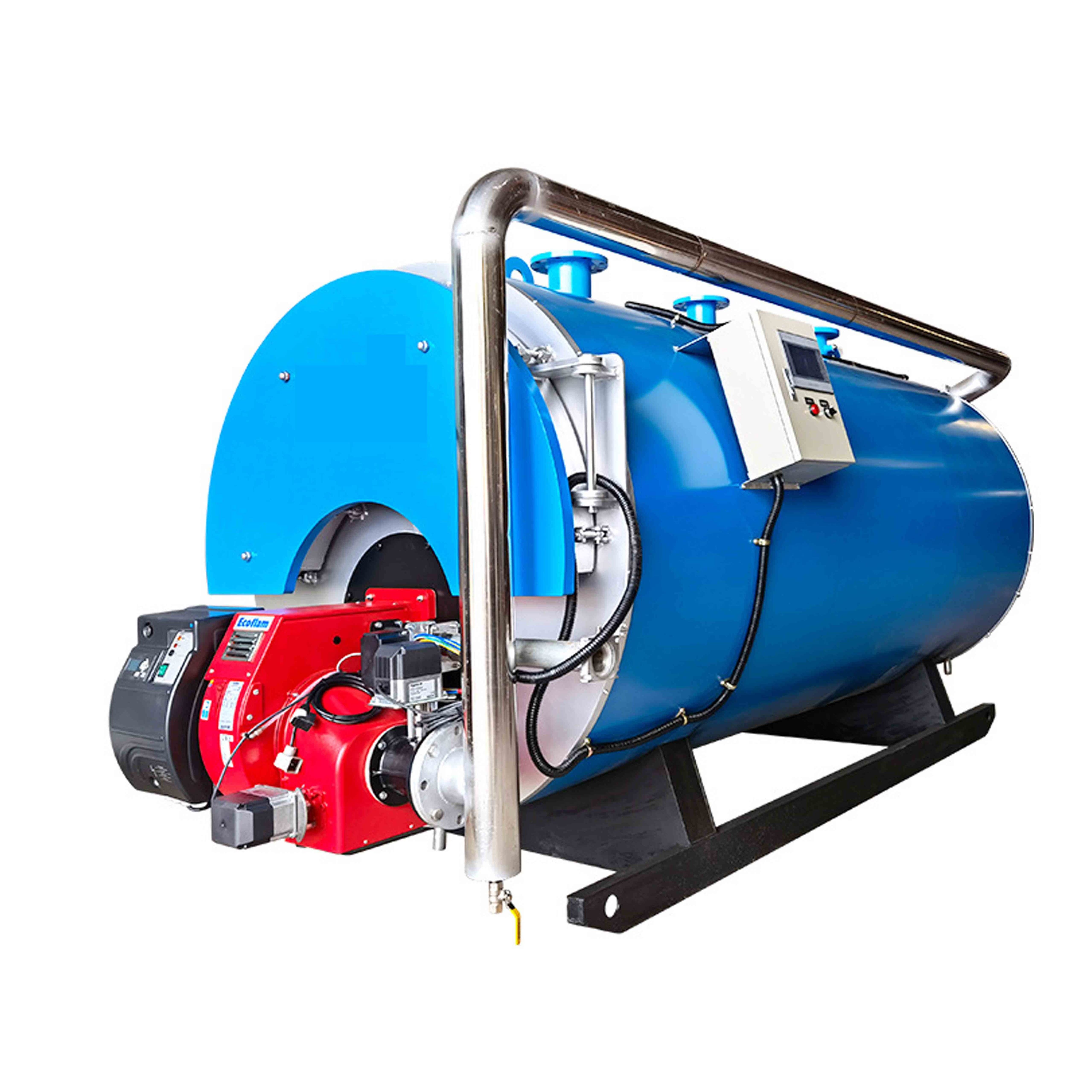 Hot sale China manufacturer WNS hot water boiler oil fired gas fired boiler machine hot water boiler for industry