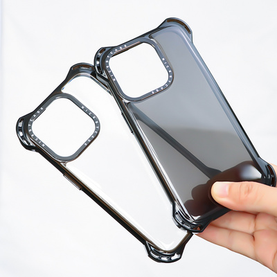 7.5M Drop Protection Clear Phone Cases Bulk Wholesale Tpu Cell Phone Case For Custom Printing For Iphone 15 Pro Max Case