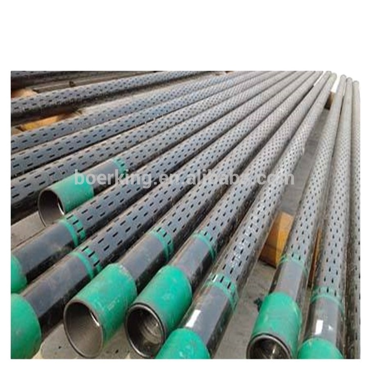 mill strainer pipe/slotted casing pipe/slotted pipe for water well