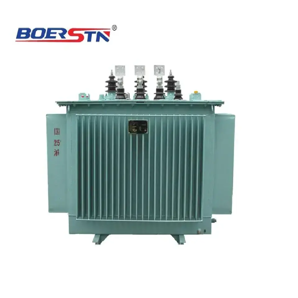 100KVA 200KVA 300KVA Oil Immersed Electrical Power Distribution Transformer with Tap Changer Oil Tank Copper Winding