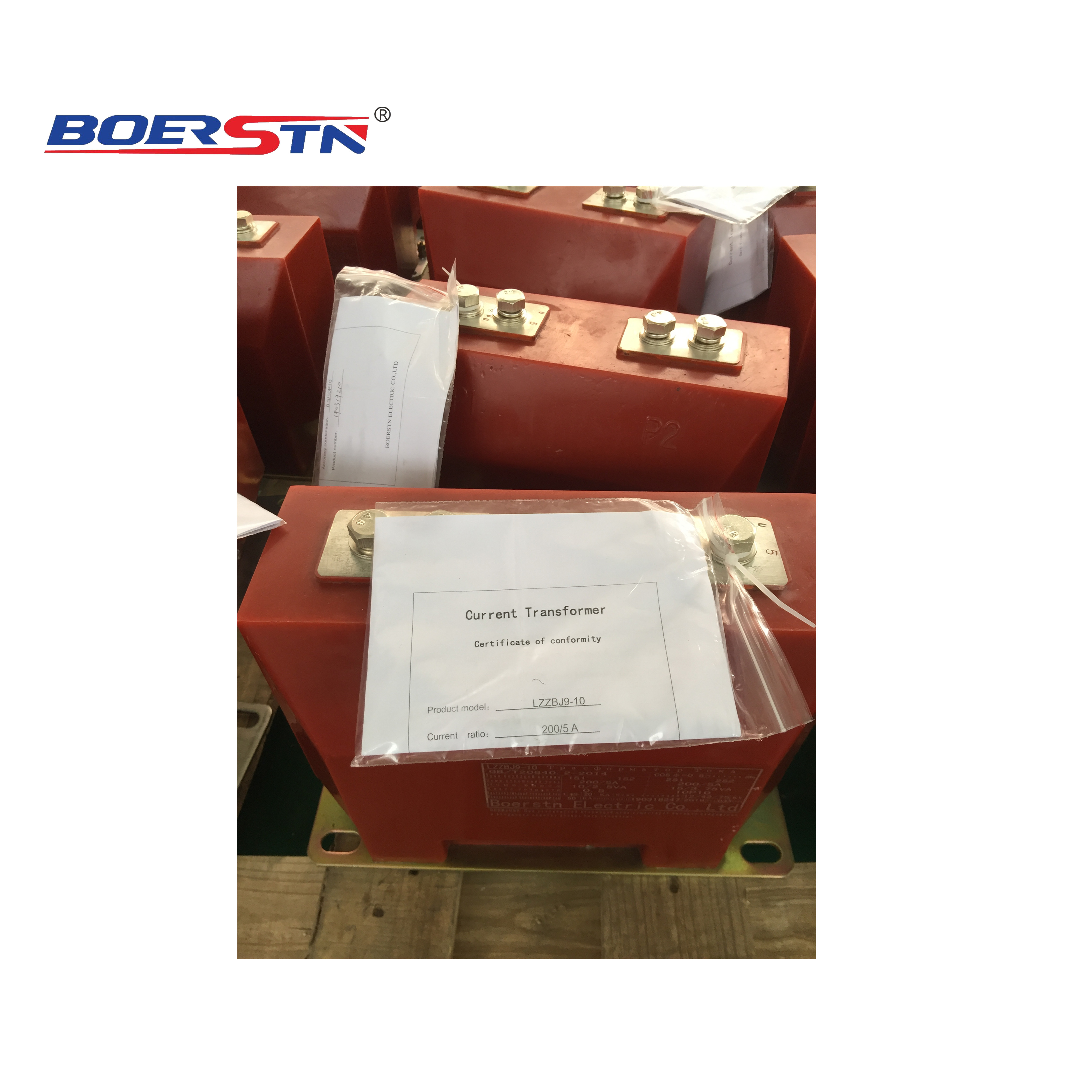 200/5A CT LZZBJ9 -10 11KV Indoor Cast Resin Metering Protection Combined Current Transformer