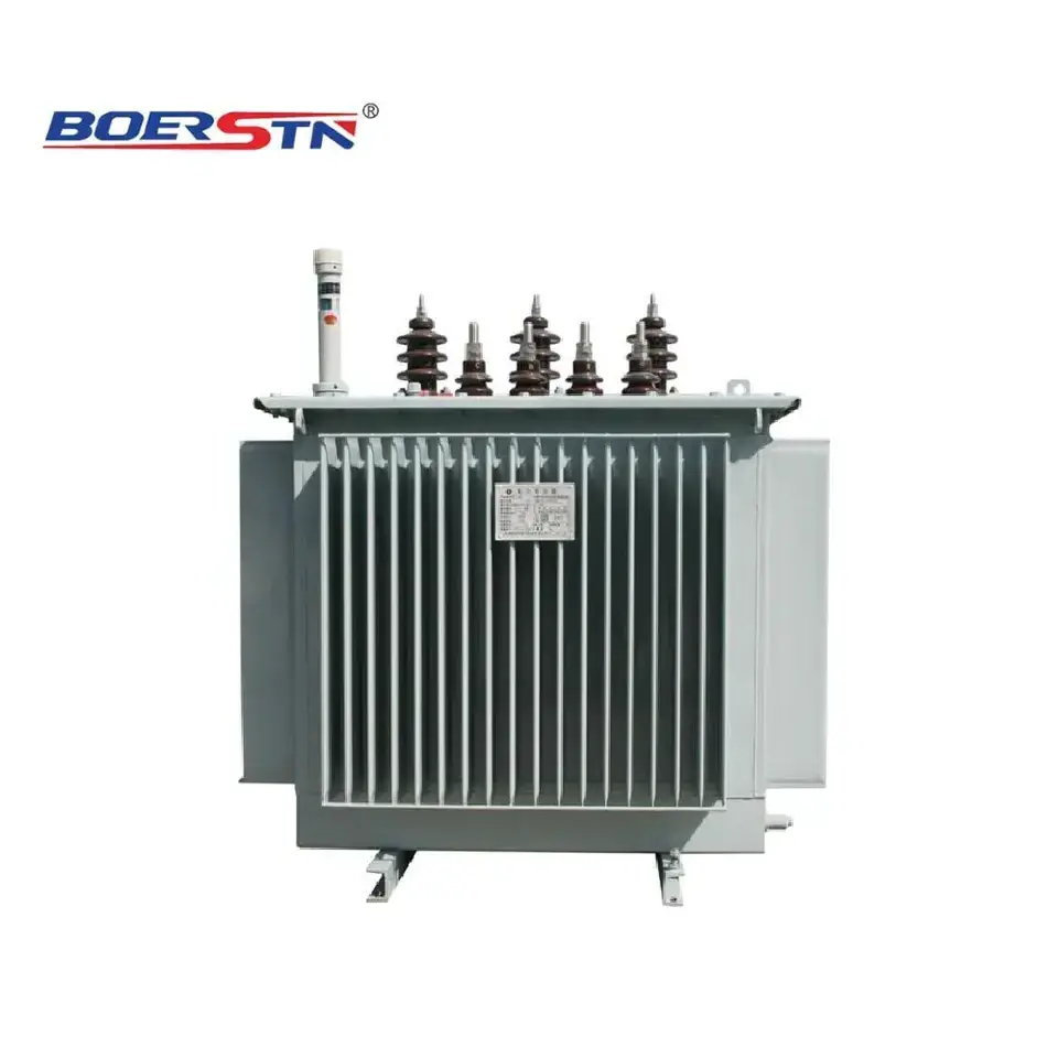 100KVA 200KVA 300KVA Oil Immersed Electrical Power Distribution Transformer with Tap Changer Oil Tank Copper Winding