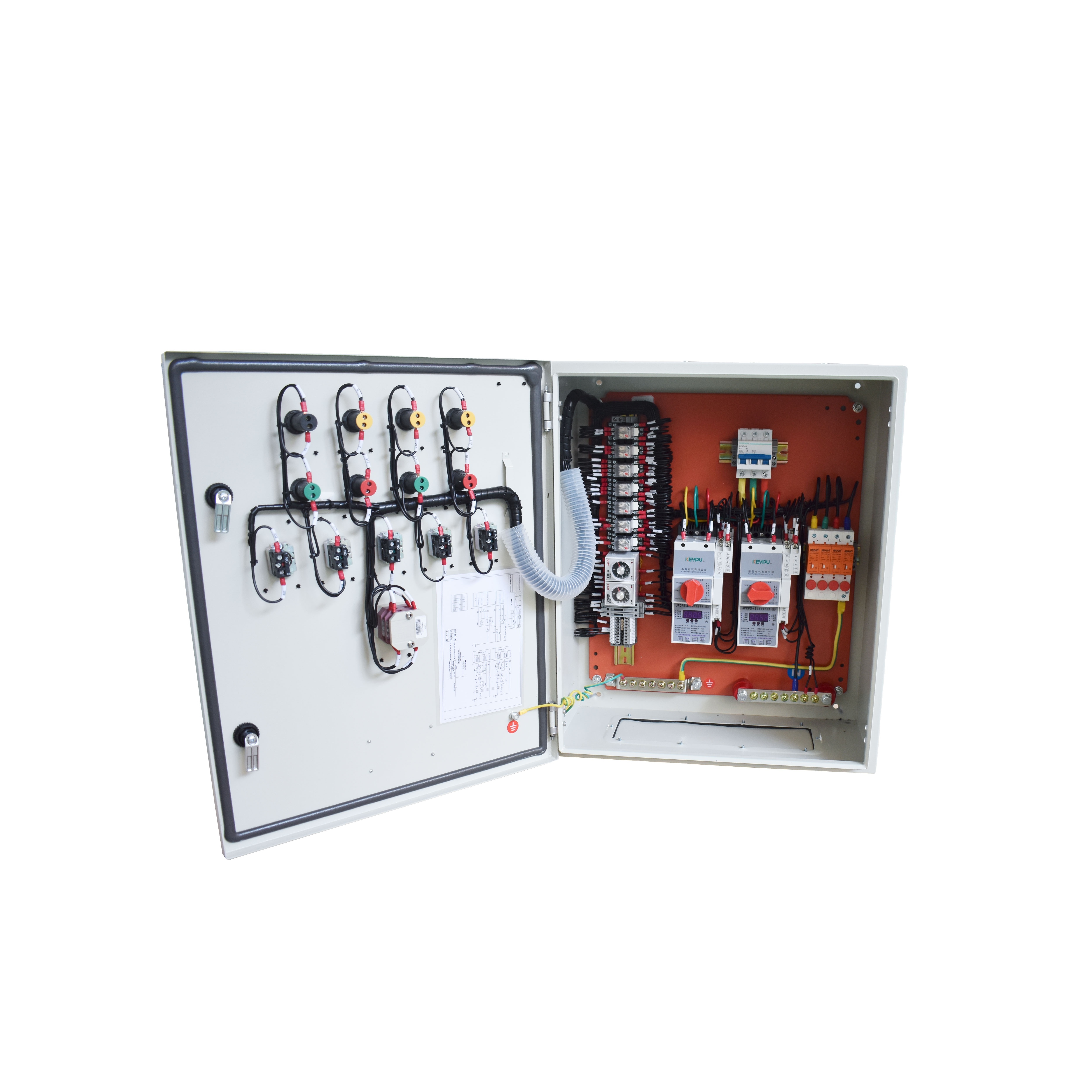 Wall Mounted MCCB MCB Panel with SPD Relay Protection Power Distribution Box