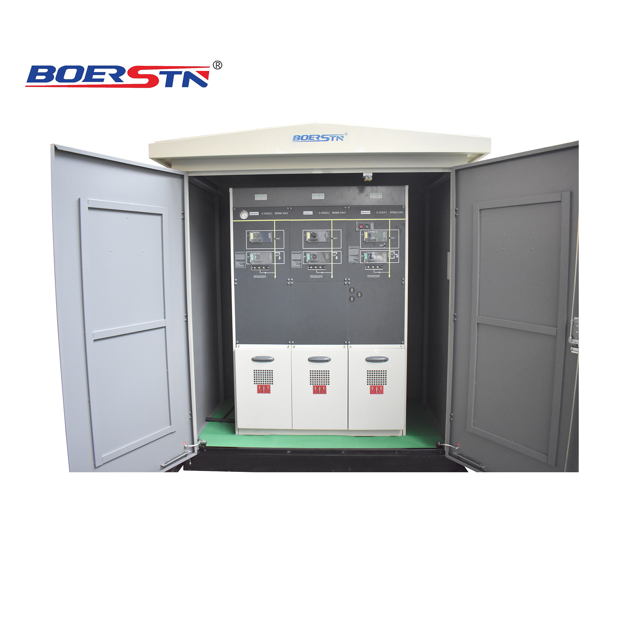 11Kv 22Kv 33Kv 500Kva Prefabricated Power Distribution Electrical Substation / Transformer Substation Equipments