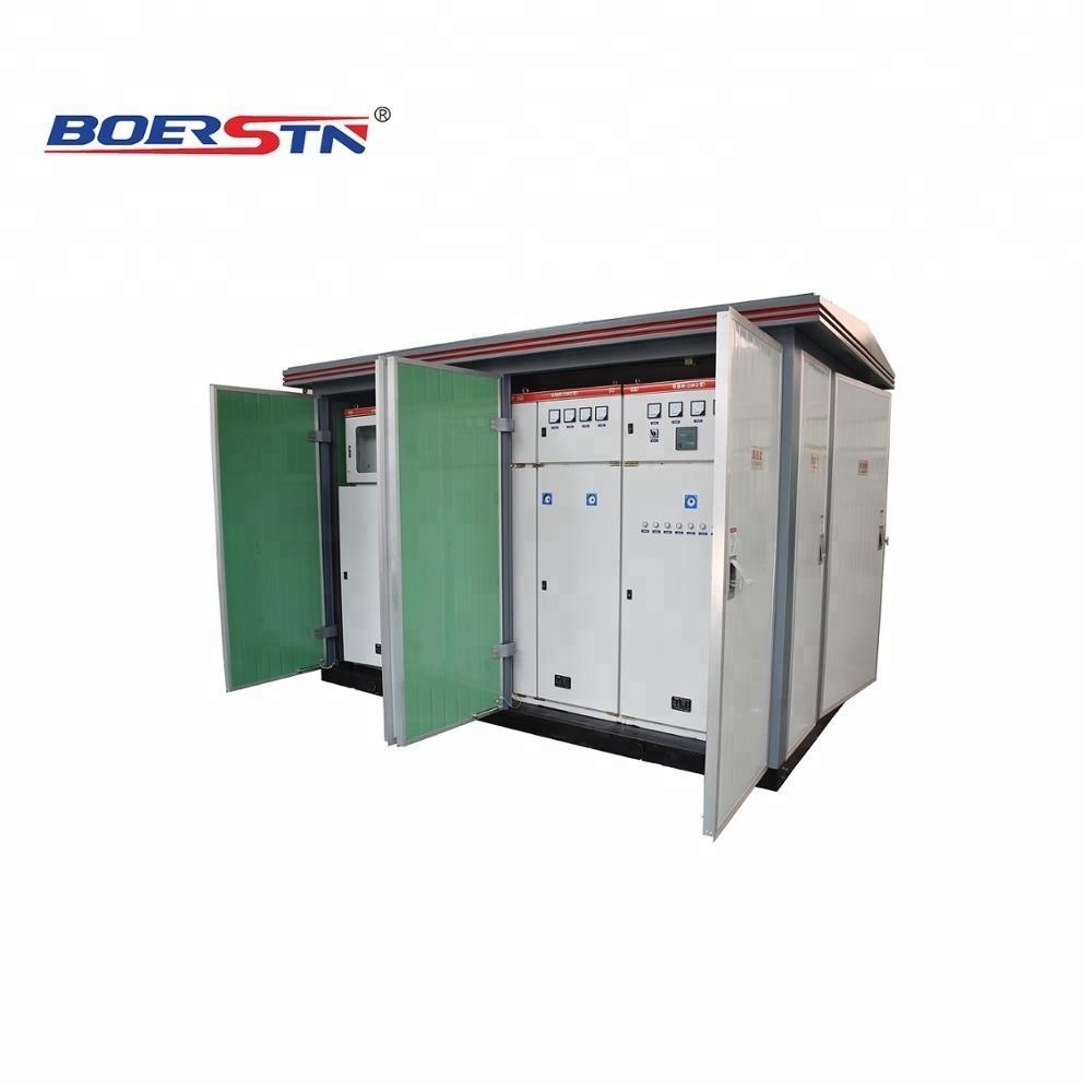 11Kv 22Kv 33Kv 500Kva Prefabricated Power Distribution Electrical Substation / Transformer Substation Equipments