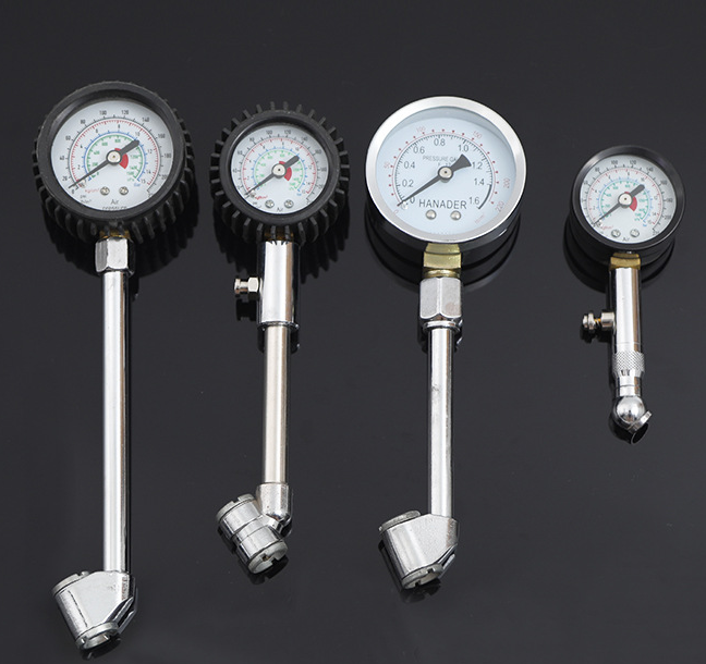 Dual Chuck Pencil Car Tire Air Pressure Gauge inflating chuck digital tire pressure gauge tire tread depth gauge