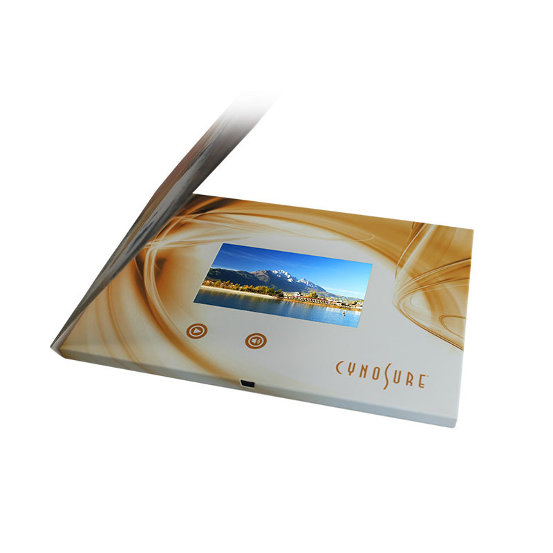 Hot Sales Unique LCD 4.3 Inch Calendar Shape Video Brochure For Video Advertising