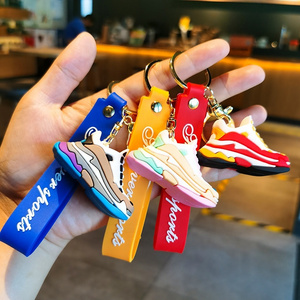 mini sneaker keychain 3D mini sneaker keychain wholesale keychain sneakers