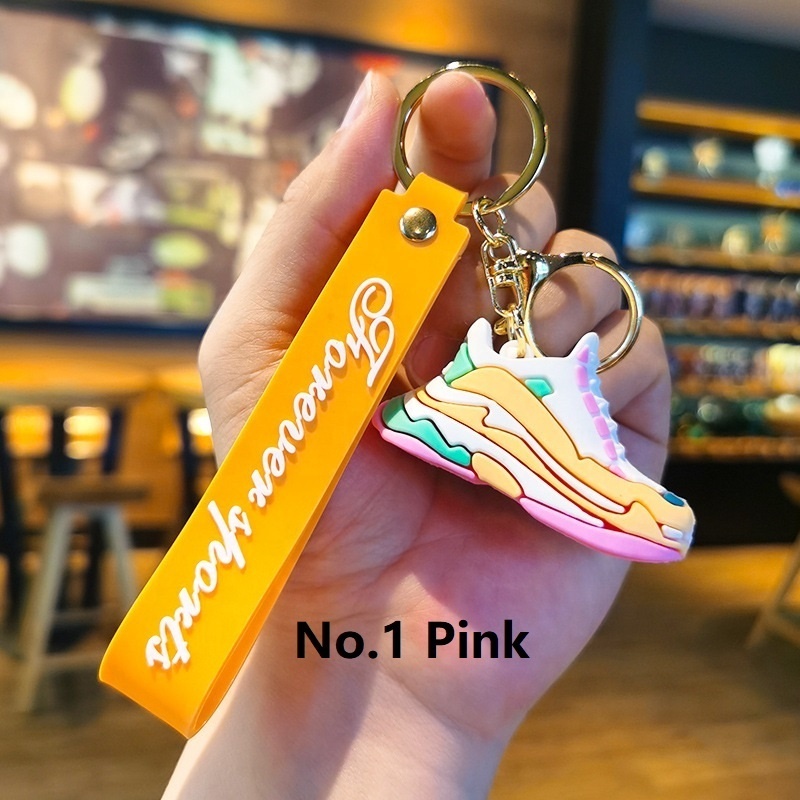 mini sneaker keychain 3D mini sneaker keychain wholesale keychain sneakers