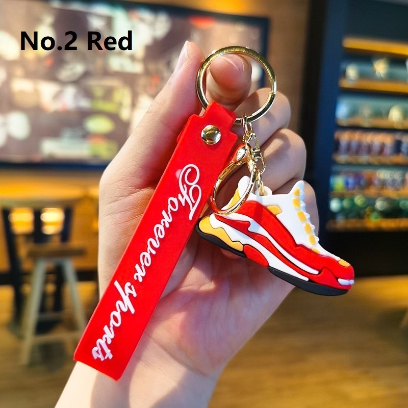 mini sneaker keychain 3D mini sneaker keychain wholesale keychain sneakers