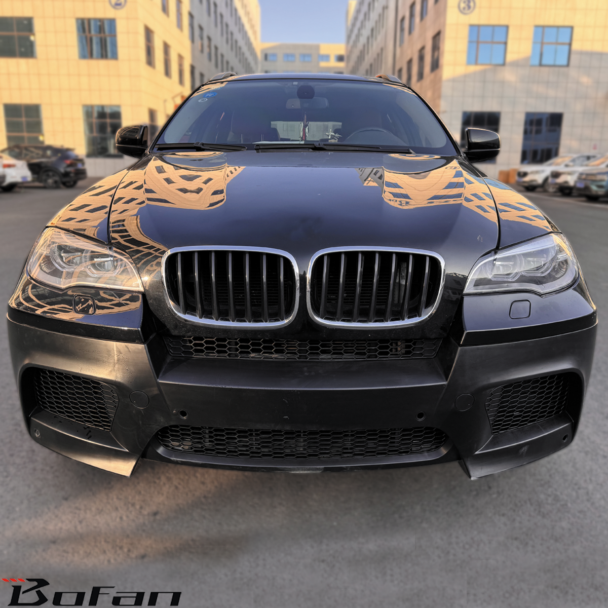 New Car Parts Body Kit For BMW X6 E71 Upgrade X6M Front Bumper Rear Lip Front Grille Spoiler Body Kits