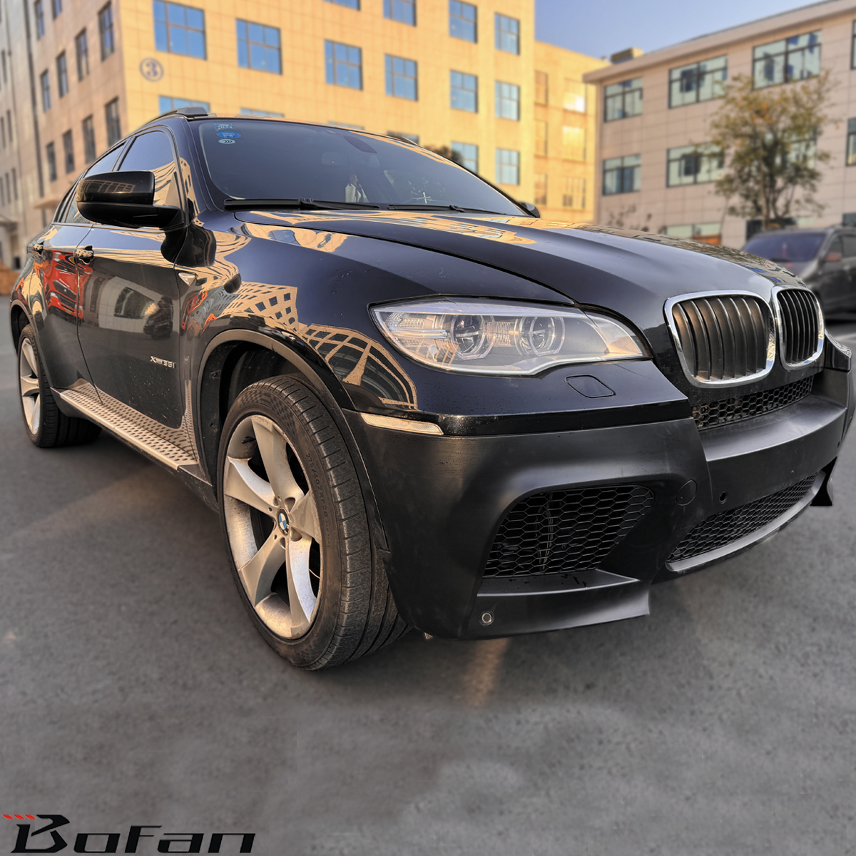 New Car Parts Body Kit For BMW X6 E71 Upgrade X6M Front Bumper Rear Lip Front Grille Spoiler Body Kits