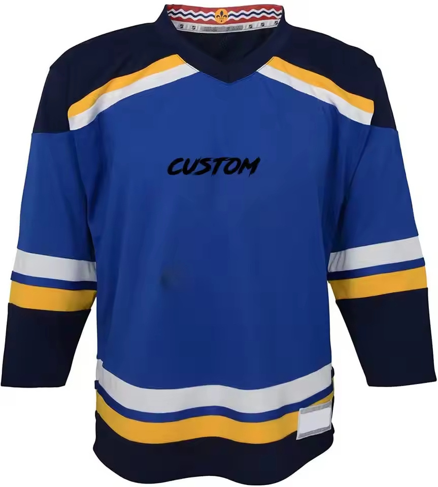 Custom Wholesale Made In China Team Sublimated hockey jersey Cheap European Men national team Ice Hockey Uniforms Jerseys