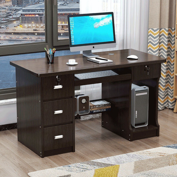 Cheap bedroom for sale adjustable the white wooden small modern office drawer with printer desktop study desk computer table