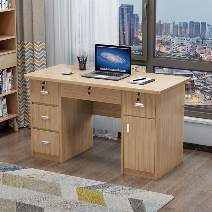 Cheap bedroom for sale adjustable the white wooden small modern office drawer with printer desktop study desk computer table