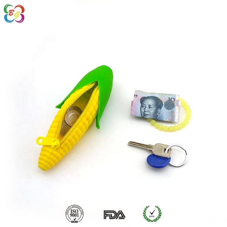 Small Promotional Corn Bags Korean Kawaii Coin Purse Women