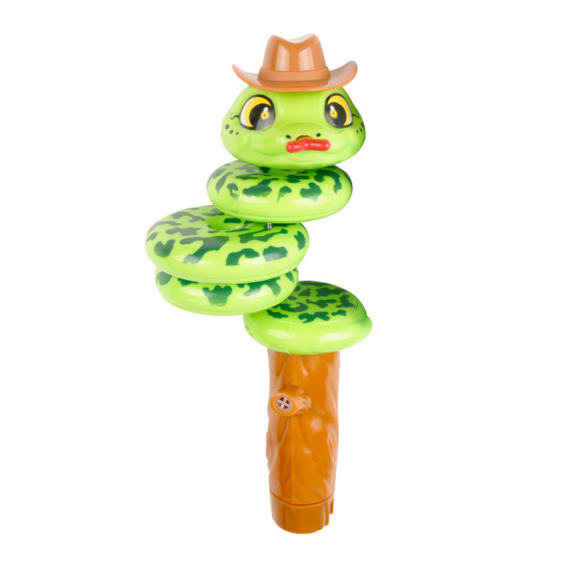 Children Decompression Toy Balancing Rotating Swinging Snake and Duck Whistle Twisting Snake Toy