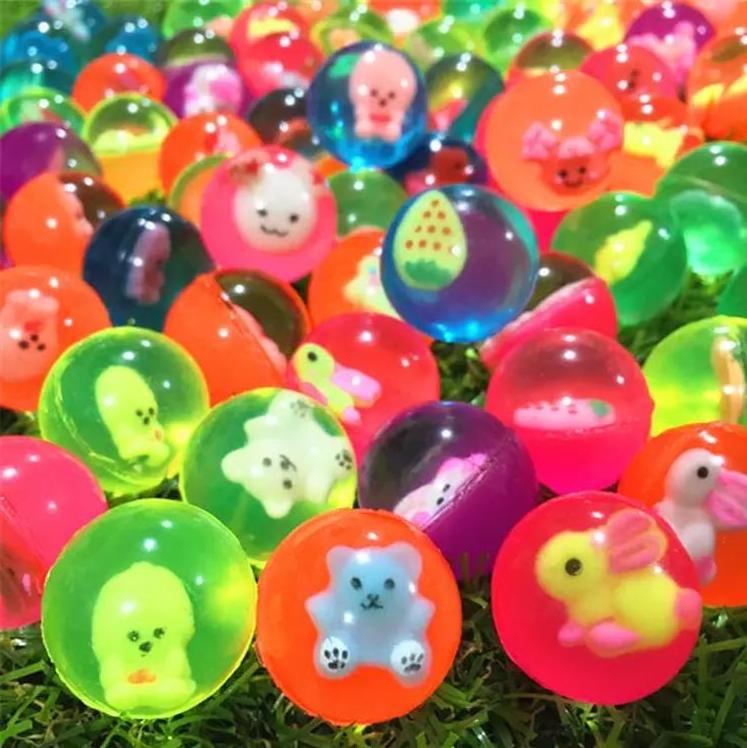 Best Selling Rubber Material High Bouncy Balls Floating Toy Vending Machine Children Bouncing Balls