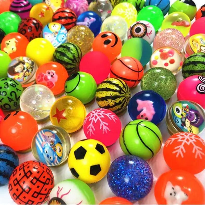 Best Selling Rubber Material High Bouncy Balls Floating Toy Vending Machine Children Bouncing Balls