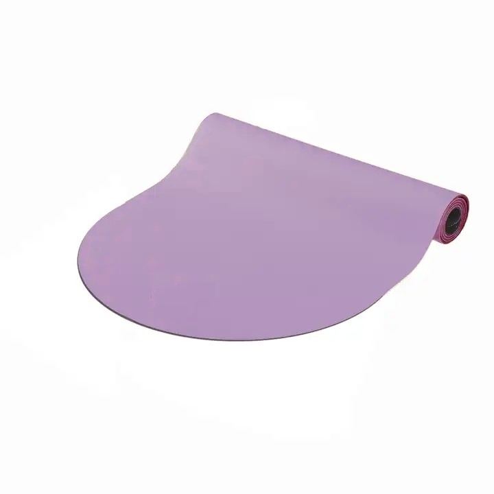 Pu Natural Rubber Pilates Fitness Custom Non Slip  Arch Oval Curve Shaped Rounded 5mm Yoga Mat